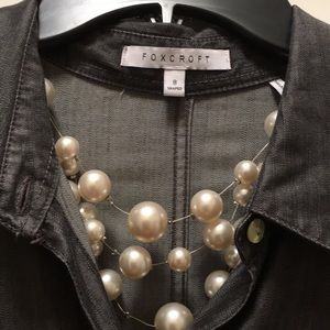 Dark Gray soft denim shirt